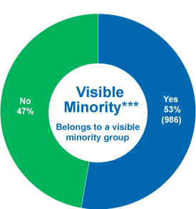 Visiable Minority Chart